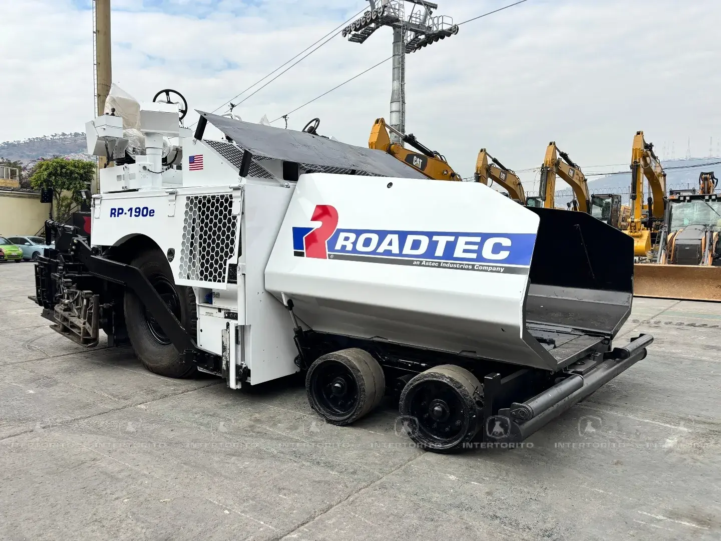 Pavimentadora ROADTEC RP190E | Intertorito