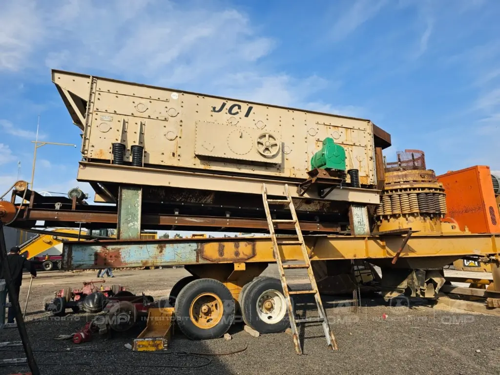Cono montado sobre llantas / Criba JCI 3 Secc
